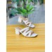 shoes kk21281 beige color heels