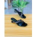 shoes kk21283 black color heels