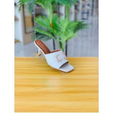 shoes nc2132 white color heels