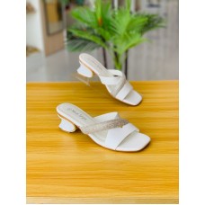 shoes kk21283 white color heels