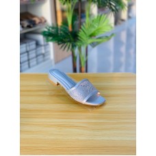 Na shoes 8656 silver color heels