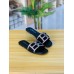 NA shoes 8757 black color flats