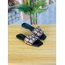 NA shoes 8758 black color flats