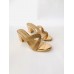 na shoes 8452 gold color heels