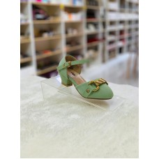 na shoes 0209 green color baby heels