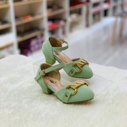 na shoes 0209 green color baby heels