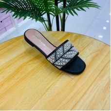 qq shoes 9202-4 black color flats