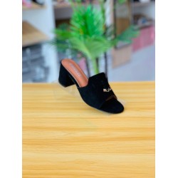 ML shoes HT81 black color heels shoes