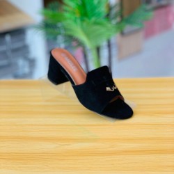 ML shoes HT81 black color heels shoes