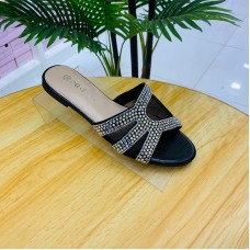 qq shoes 9202-5 black color flats