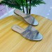 qq shoes 9202-5 silver color flats