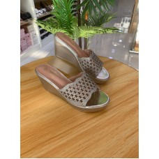 cls 11010 silver color heels shoes