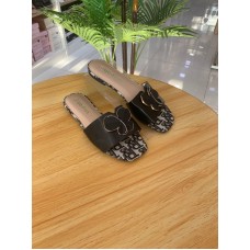 qq shoes 8202-3a black color flats