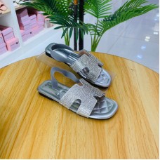 ss shoes 1122a silver color baby flats